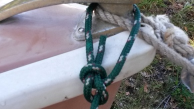 Bowline at the bow.